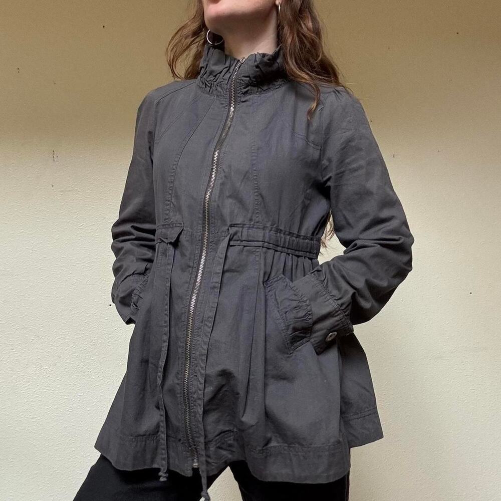Doki geki y2k grey cotton jacket - Picture 5 of 8